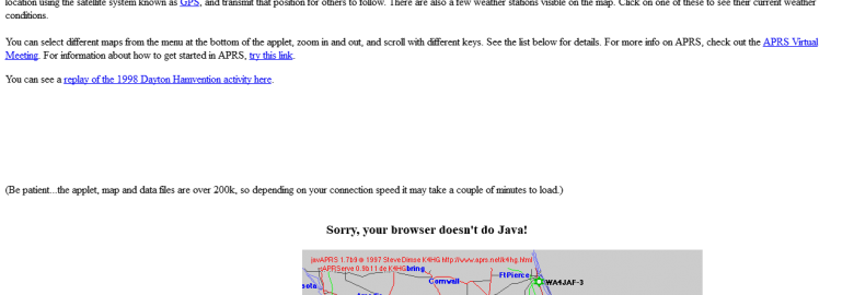 APRS: Automatic Position Reporting System