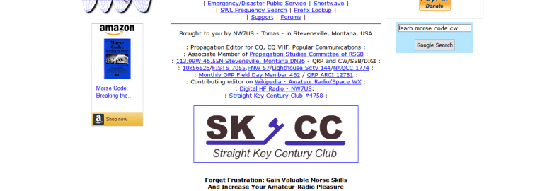 Learn CW using the Koch Training Method – CW at HFRadio.org / NW7US