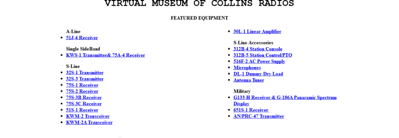 Virtual Museum of Collins Radios