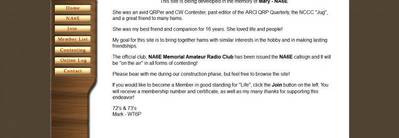 NA6E Memorial ARC