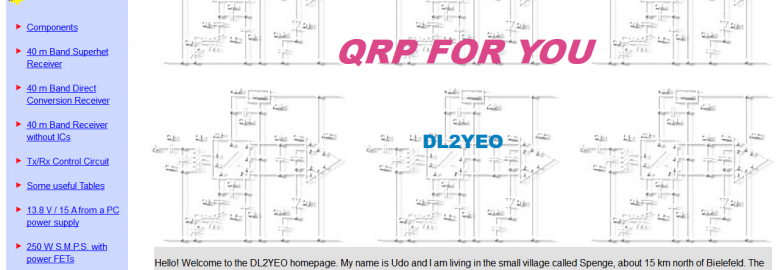 QRP and Homebrew by DL2YEO