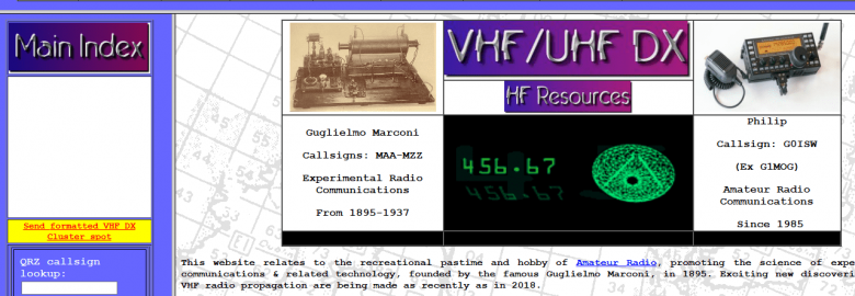 G0ISW HF/VHF DX Ultimate Resource Site