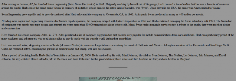 Atlas Radio History