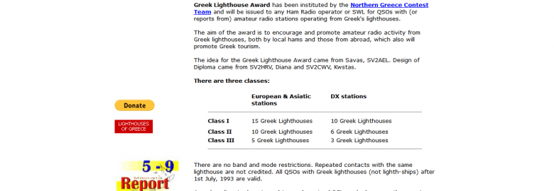 Greek Lighthouse Award