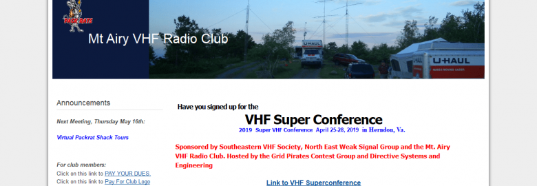 Mt. Airy VHF Radio Club