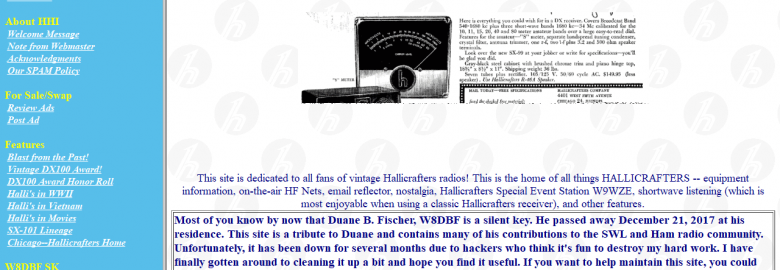 Halligan’s Hallicrafters International